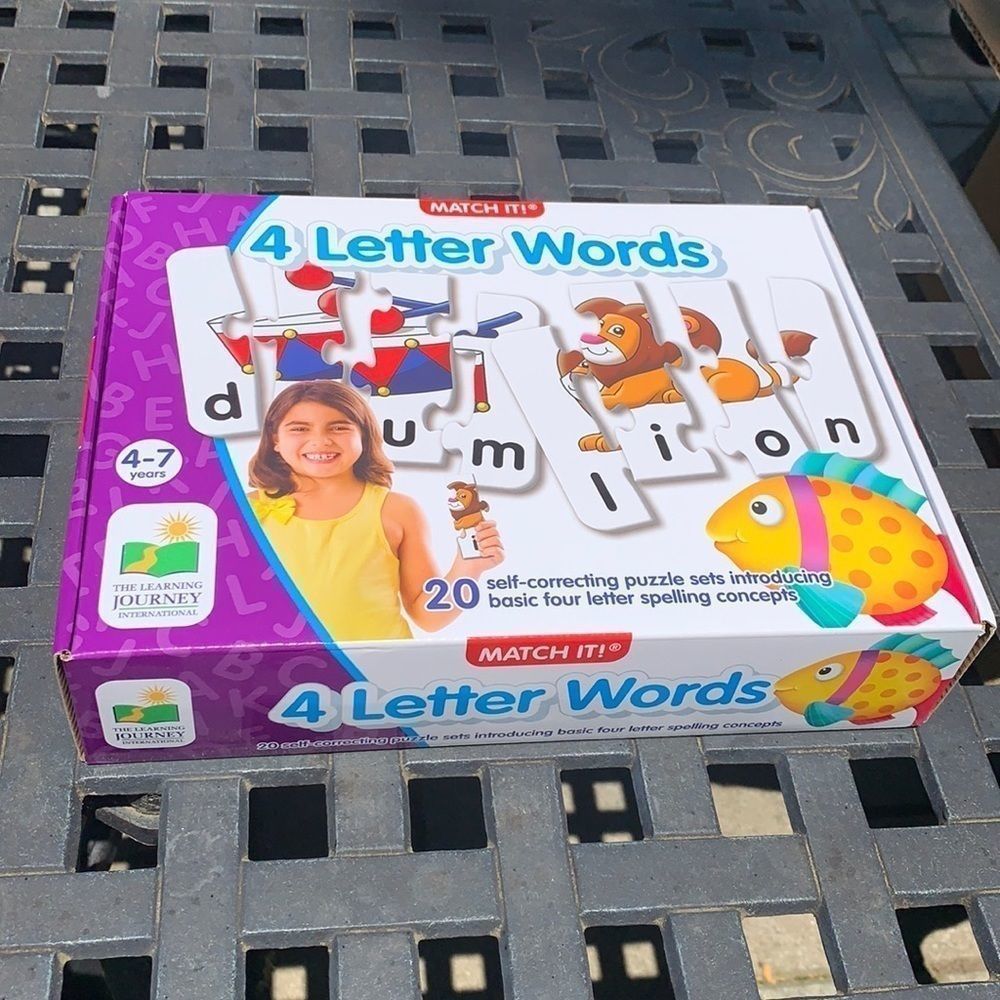 4 Letter Words educational learning tool